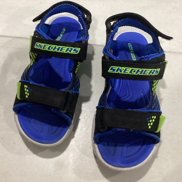 Skechers Other - Sketchers Lightup Velcro Sandals